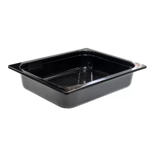 Mirage Melamine Black 1/2 Gastronorm 65mm Deep