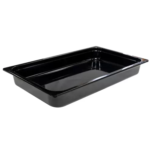 Mirage Melamine Black 1/1 Gastronorm 200mm Deep