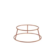 Genware Copper Anti-Slip Round Buffet Riser 10cm