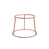 Genware Copper Anti-Slip Round Buffet Riser 18cm