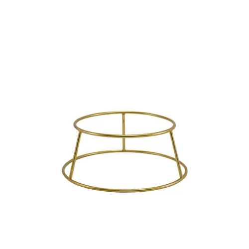 Genware Gold Anti-Slip Round Buffet Riser 10cm