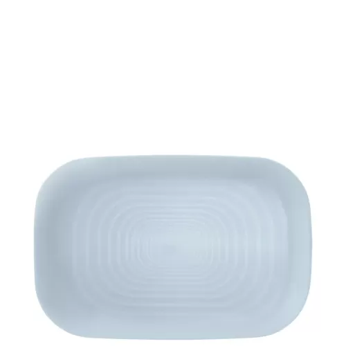 Utopia Circus Porcelain Chambray Rectangular Platter 25x17cm