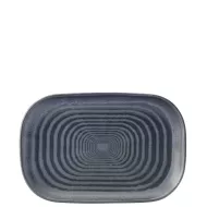 Utopia Circus Porcelain Denim Rectangular Platter 25x17cm