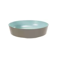 Dalebrook Mayfair Blue Melamine Large Round Bowl 27.1x6.3cm 2.4 Litre