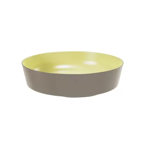 Dalebrook Mayfair Yellow Melamine Large Round Bowl 27.1x6.3cm 2.4 Litre