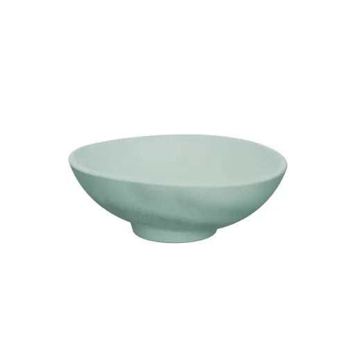 Dalebrook Pigment Aqua Oval Melamine Dish 17x14x6cm 380ml