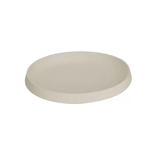 Dalebrook Trafalgar Parchment Melamine Large Shallow Round Bowl 31.8x29.6x4.4cm