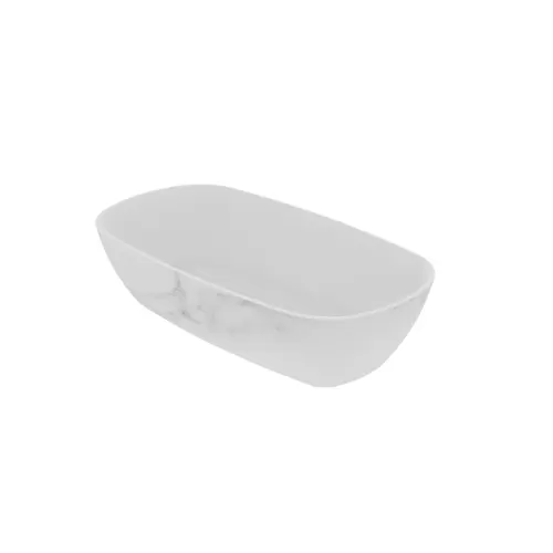 Dalebrook White Carrara Melamine 1/3 Gastronorm Crock 17.6x32.5x8cm 2 Litre