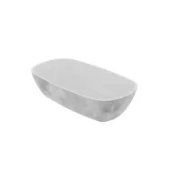 Dalebrook White Urban Melamine 1/3 Gastronorm Rectangular Crock 17.6x32.5x8cm 2 Litre