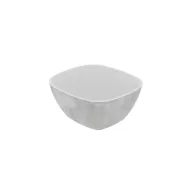 Dalebrook White Urban Melamine 1/6 Gastronorm Rectangular Crock 17.6x16.2x8cm 1 Litre