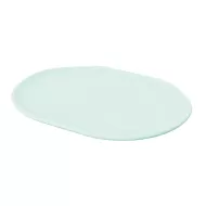 Dalebrook Mineral Aqua Crackle Oval Platter 22.9x30.5cm