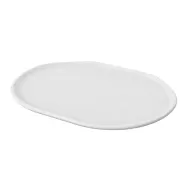 Dalebrook Mineral Blanche Crackle Oval Platter 22.9x30.5cm