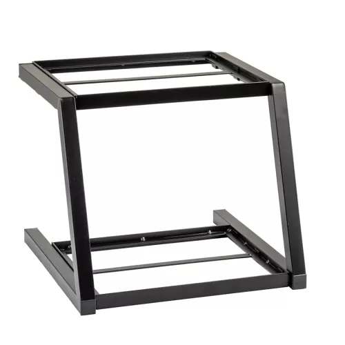 TableCraft Small Black Powder Coated Grab & Go Two Tiered 1/2 Gastronorm Frame 38.5x38.5x33cm