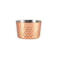 GenWare Copper Plated Round Hammered Mini Serving Cup 8x5cm 23cl 8.1oz