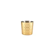 GenWare Gold Plated Round Hammered Mini Serving Cup 8.5x8.5cm