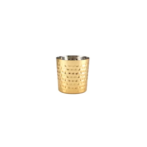 GenWare Gold Plated Round Hammered Mini Serving Cup 8.5x8.5cm