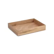 Pujadas Wooden Brown Basket 30 x 22 x 5cm