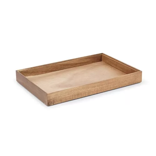 Pujadas Wooden Brown Basket 45 x 30 x 5cm