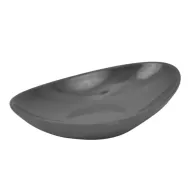 Dalebrook Grey Matt Melamine Reef Low Dish 137X82X33mm