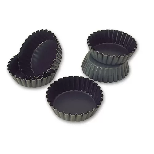 Matfer Bourgeat Fluted Cake Mould 10 x 3cm Non-Stick