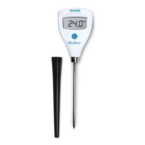 Hanna Checktemp Pocket Thermometer Digital With Stainless Steel Penetration Probe