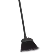 Rubbermaid Lobby Dust Pan Broom Black 16cm