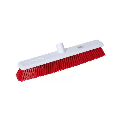 Robert Scott Abbey Hygiene Broom Head Stiff 45cm Red Polyester Bristles