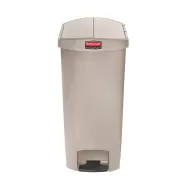 Rubbermaid Slim Step-On Bin End Step 68 ltr Beige