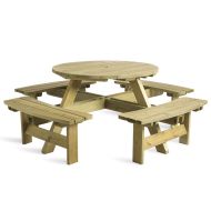 Round Picnic Bench  - ZA.404CT