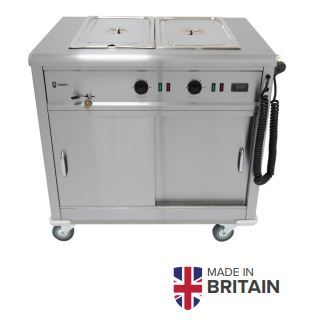 Parry Mobile Servery with Bain Marie Top MSB9