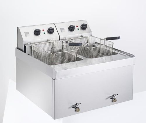 Parry Twin Tank Fryer Electric Counter Top NPDF