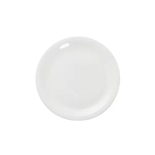 Great White Porcelain Round Narrow Rim Plate 16cm