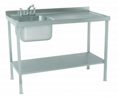  Single Bowl Sink & Drainer Parry SINK1200