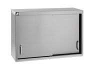 Stainless Steel Wall Cupboard with sliding doors - Parry WCS