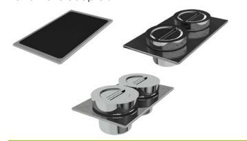 Round pot adapter 2 x 7 litre Moffat
