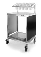 Stainless Steel Cutlery and Tray Trolley Moffat